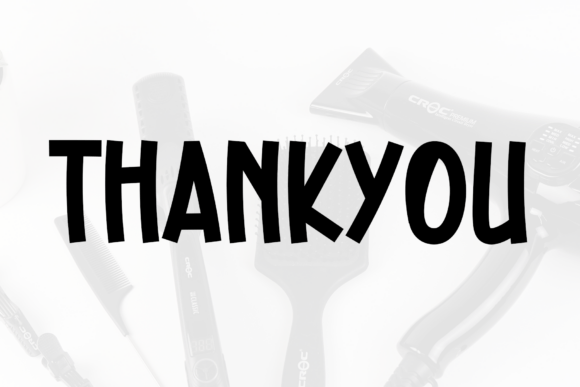 Hairdryer Font - Preview 4