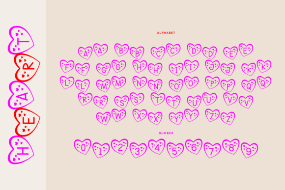 Heart Font - Preview 6
