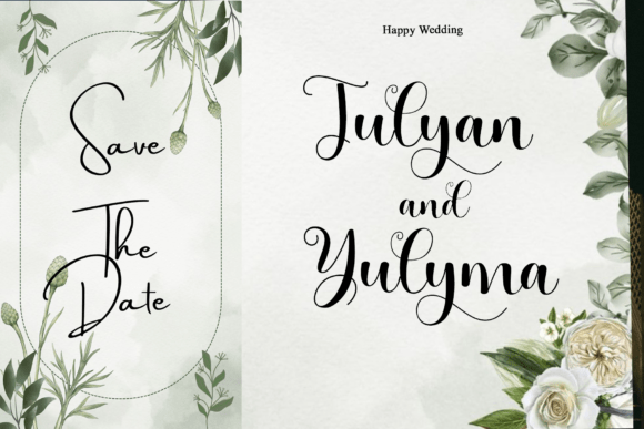 Holiday Font - Preview 2