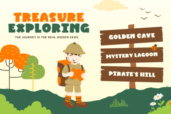 Kidz Quest Font PNG with transparent background - Preview 2