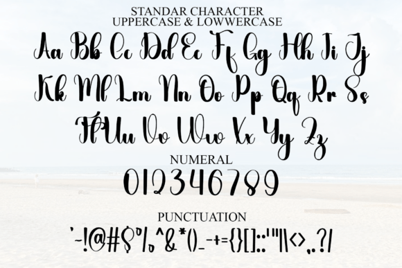 Outside December Font PNG with transparent background - Preview 6
