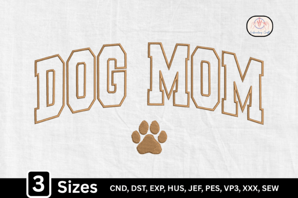 Paw Print Quote Dog Mom