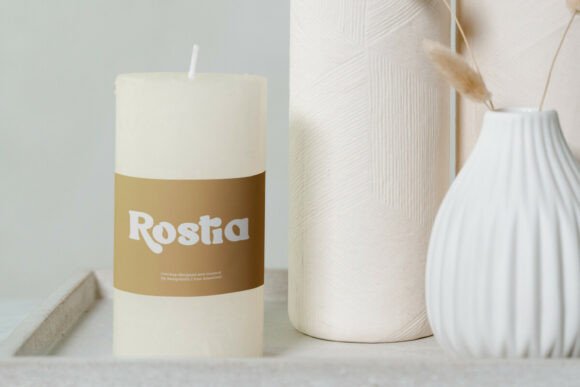 Rostia Font PNG with transparent background - Preview 6
