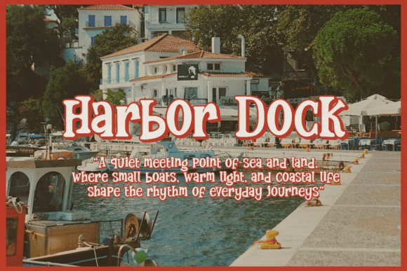 Sampan Folk Font PNG with transparent background - Preview 2