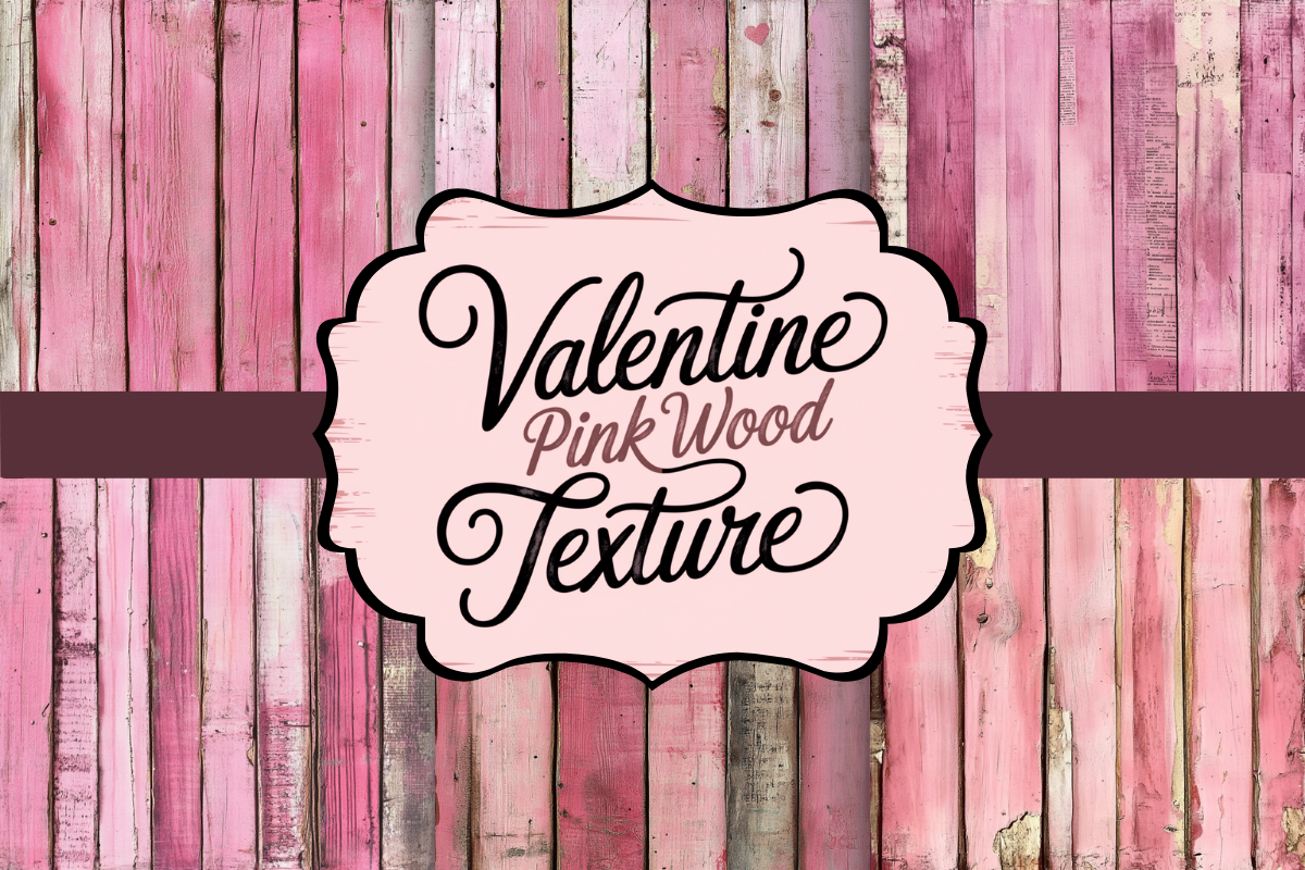 Valentine Pink Wood Texture