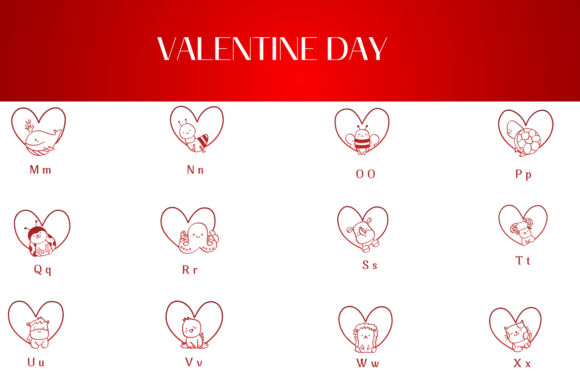 Animals Valentine Font - Preview 2