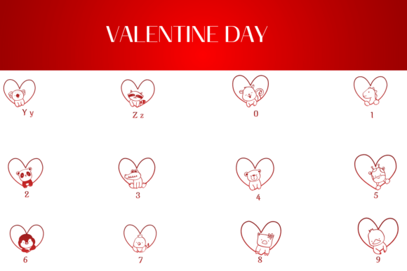 Animals Valentine Font - Preview 3