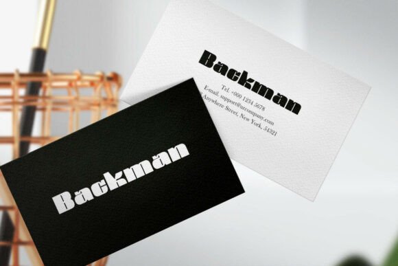Backman Font - Preview 1