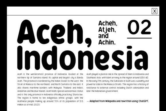 Bener Rounded Font PNG with transparent background - Preview 1