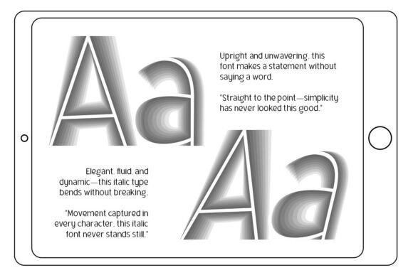 Bener Rounded Font PNG with transparent background - Preview 4