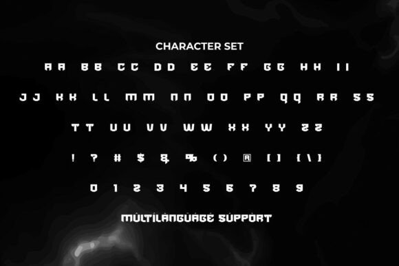 Black Cyber Font - Preview 4
