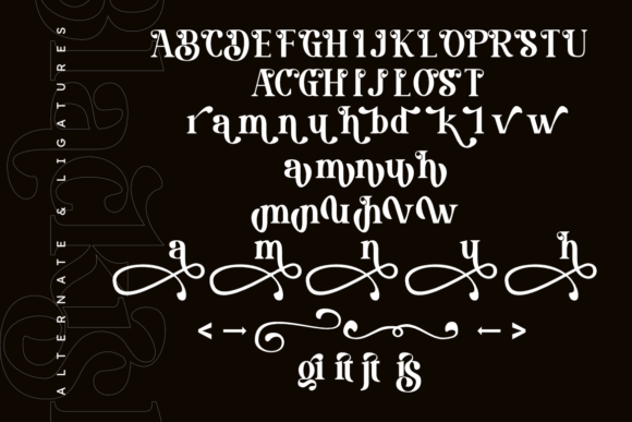 Blackish Font - Preview 5