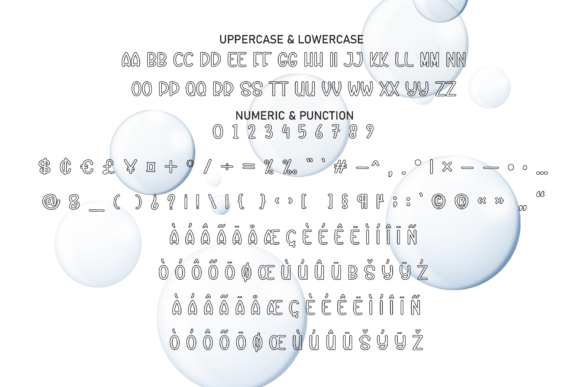 Bubble Balloon Font - Preview 6