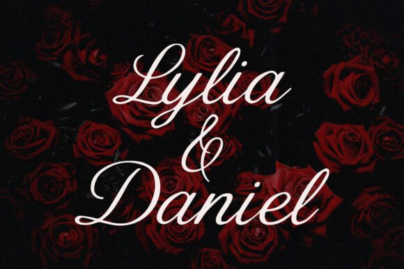 De Lesa Paquetts Font PNG with transparent background - Preview 2