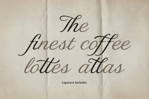 De Lesa Paquetts Font PNG with transparent background - Preview 3