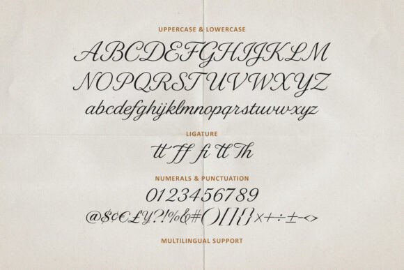 De Lesa Paquetts Font PNG with transparent background - Preview 5