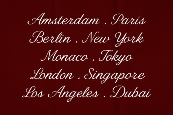 De Lesa Paquetts Font PNG with transparent background - Preview 6