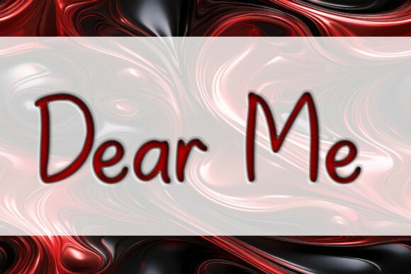 Dear Me Font - Preview 1