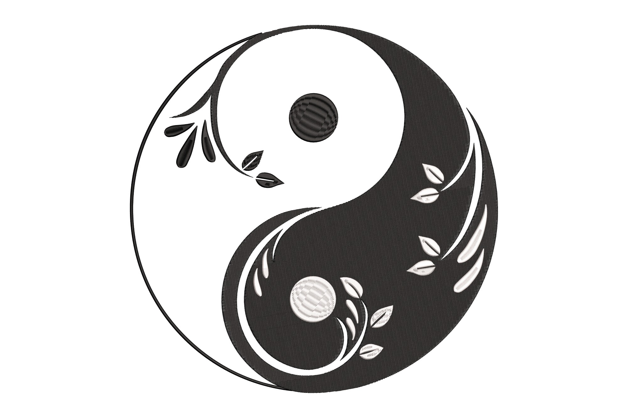 Floral Yin Yang