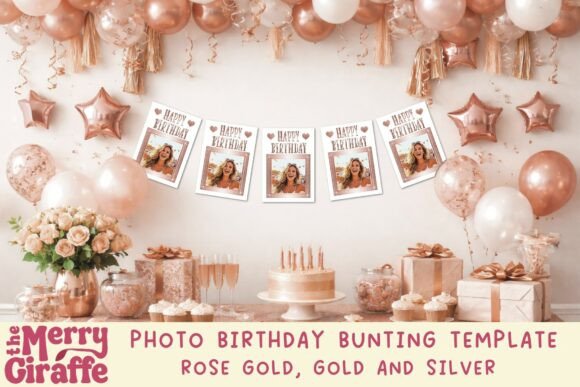 Happy Birthday Photo Banner Template