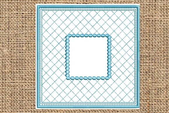 In the Hoop Block - Square in Square