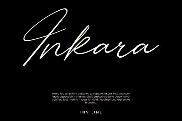 Inkara Font PNG with transparent background - Preview 1
