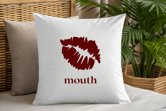 Mouth Illustration Font PNG with transparent background - Preview 4