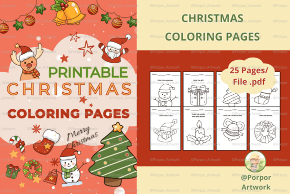 Printable Christmas Coloring Pages