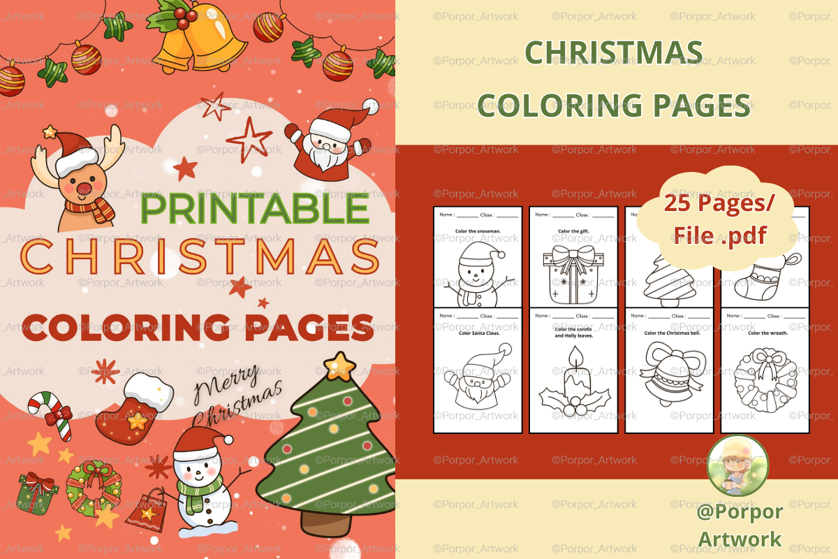 Printable Christmas Coloring Pages