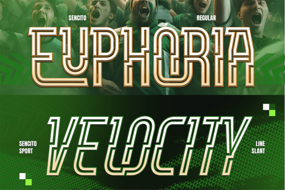 Sencito Font PNG with transparent background - Preview 3