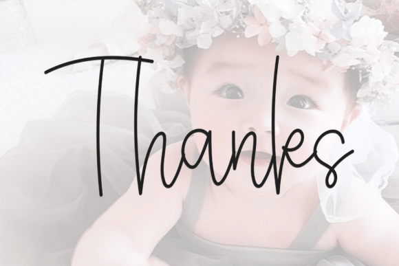 Baby Birthday Font - Preview 1