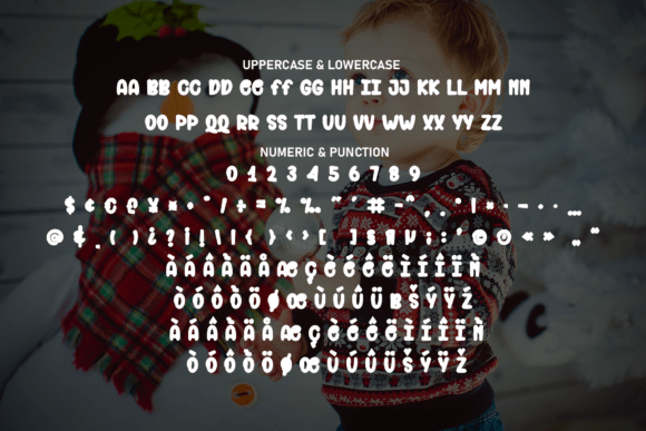 Baby Snowman Font - Preview 6