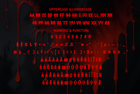 Blood Ghost Font - Preview 6