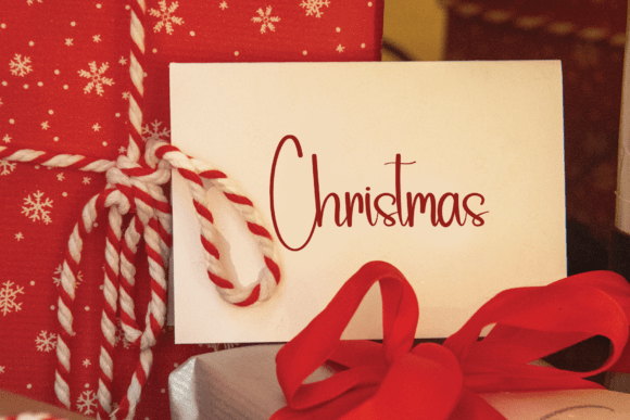 Bubble Christmas Font - Preview 1