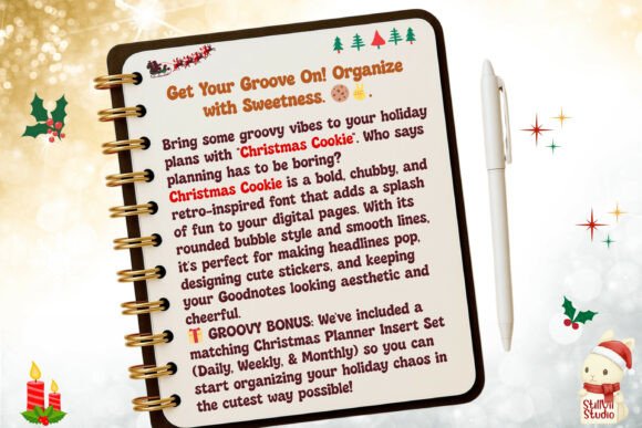 Christmas Cookie Font - Preview 4
