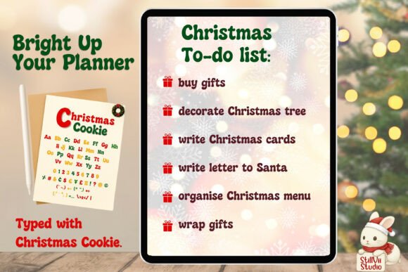 Christmas Cookie Font - Preview 6