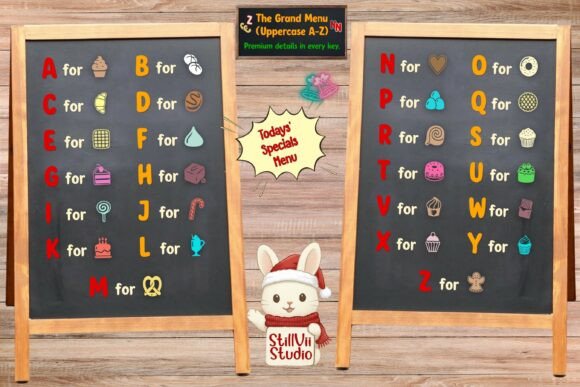 Christmas Cream and Kit Font - Preview 1