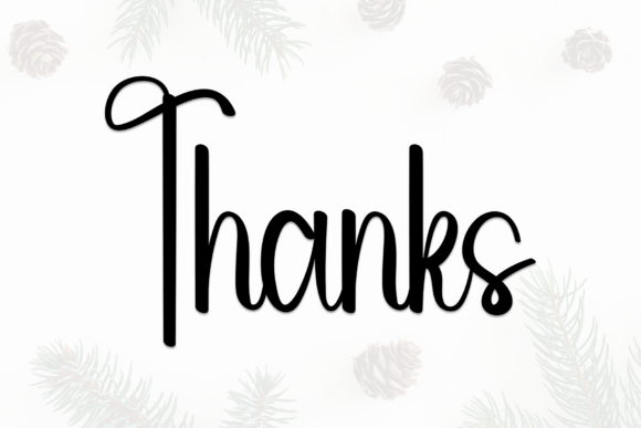 Christmas Farmhouse Font - Preview 4