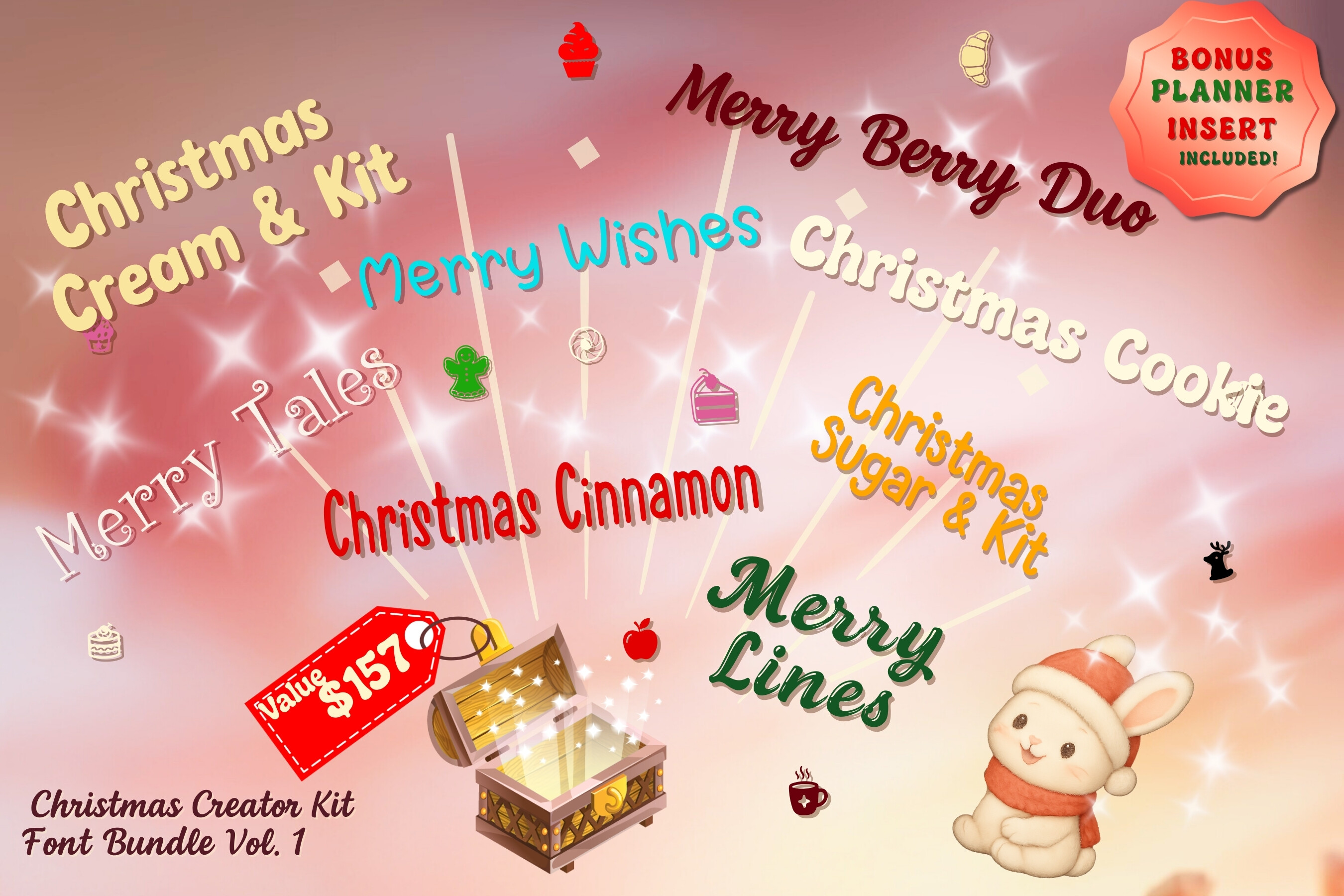 Christmas Font Bundle Font - photo 2