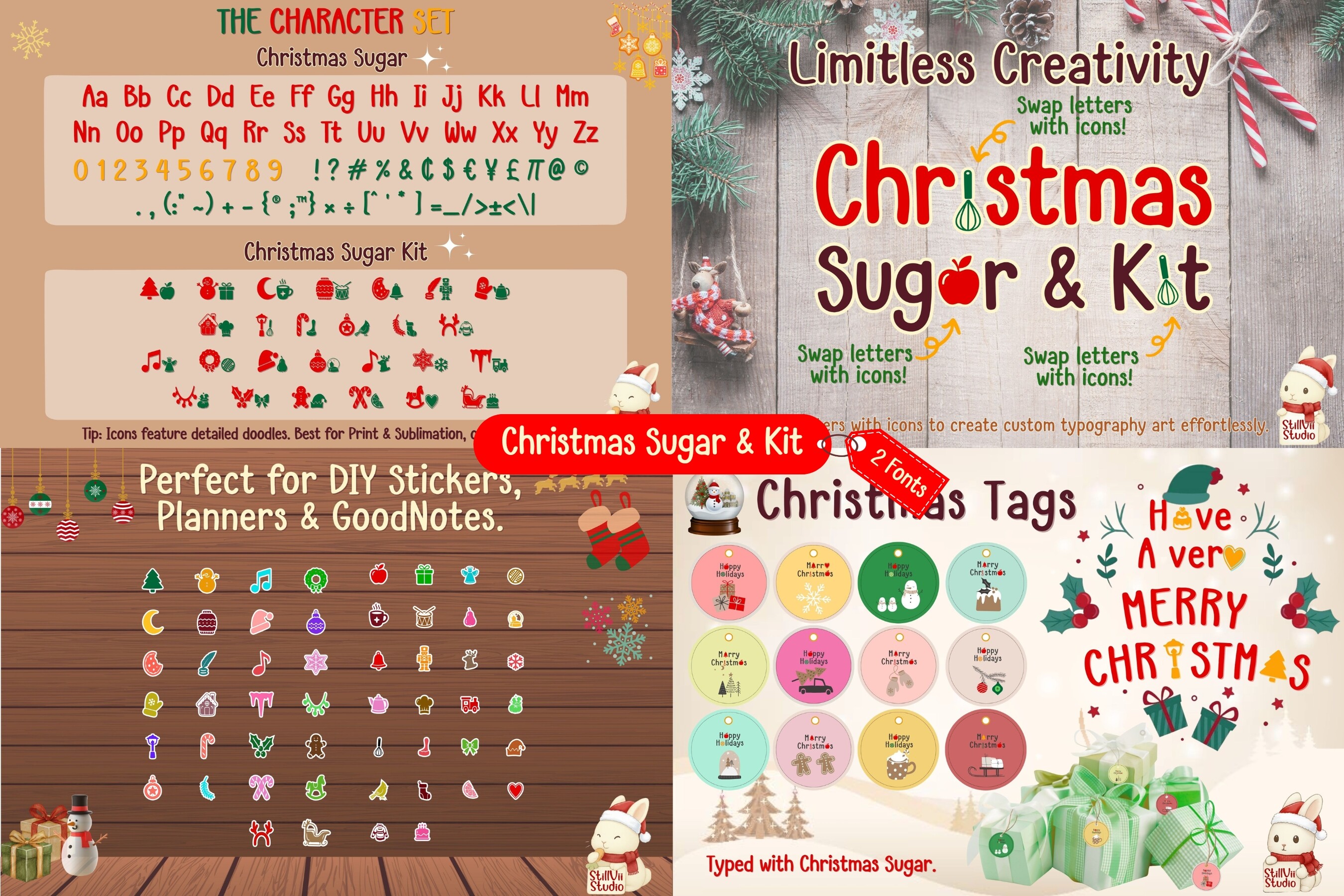 Christmas Font Bundle Font - photo 6