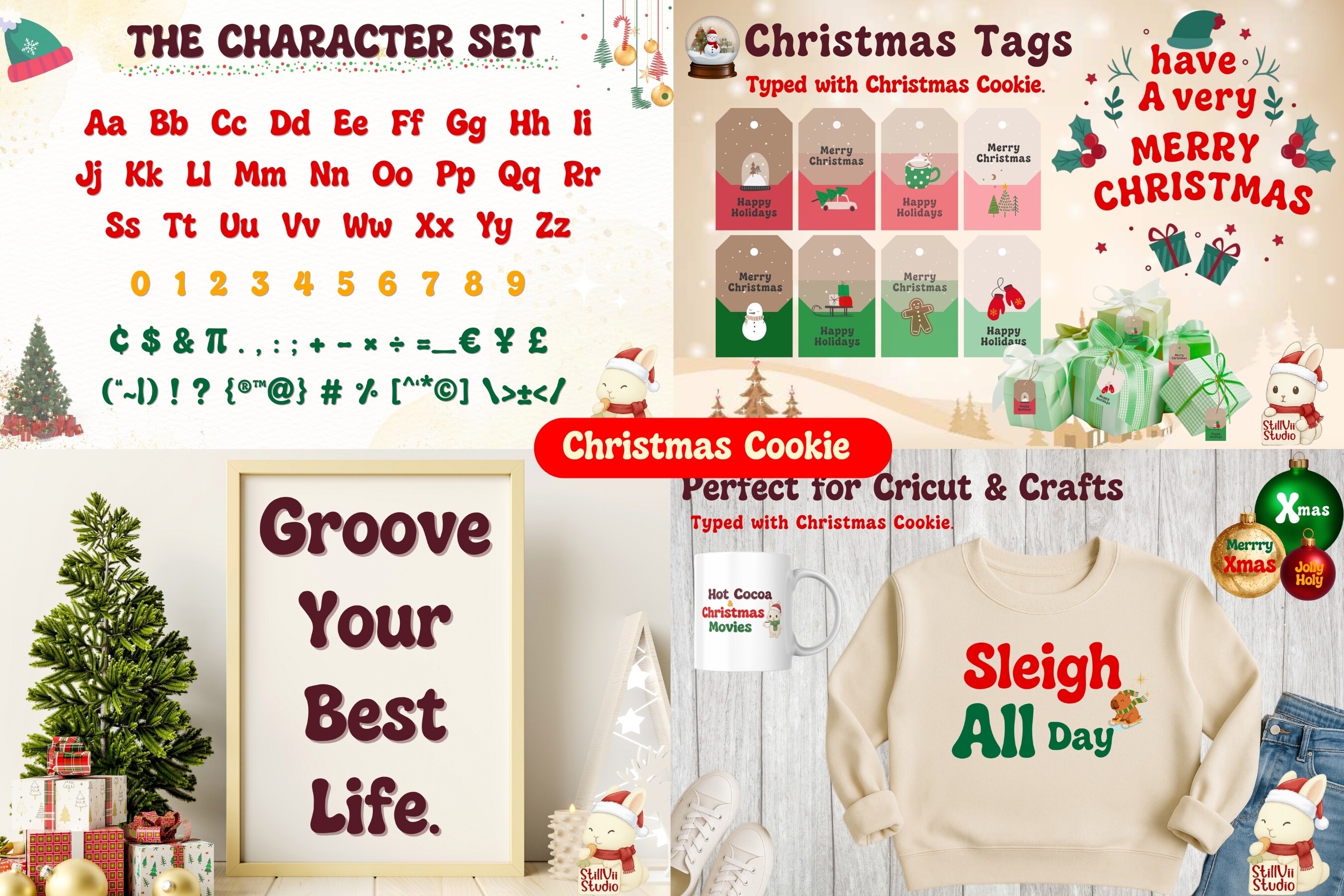 Christmas Font Bundle Font - photo 7