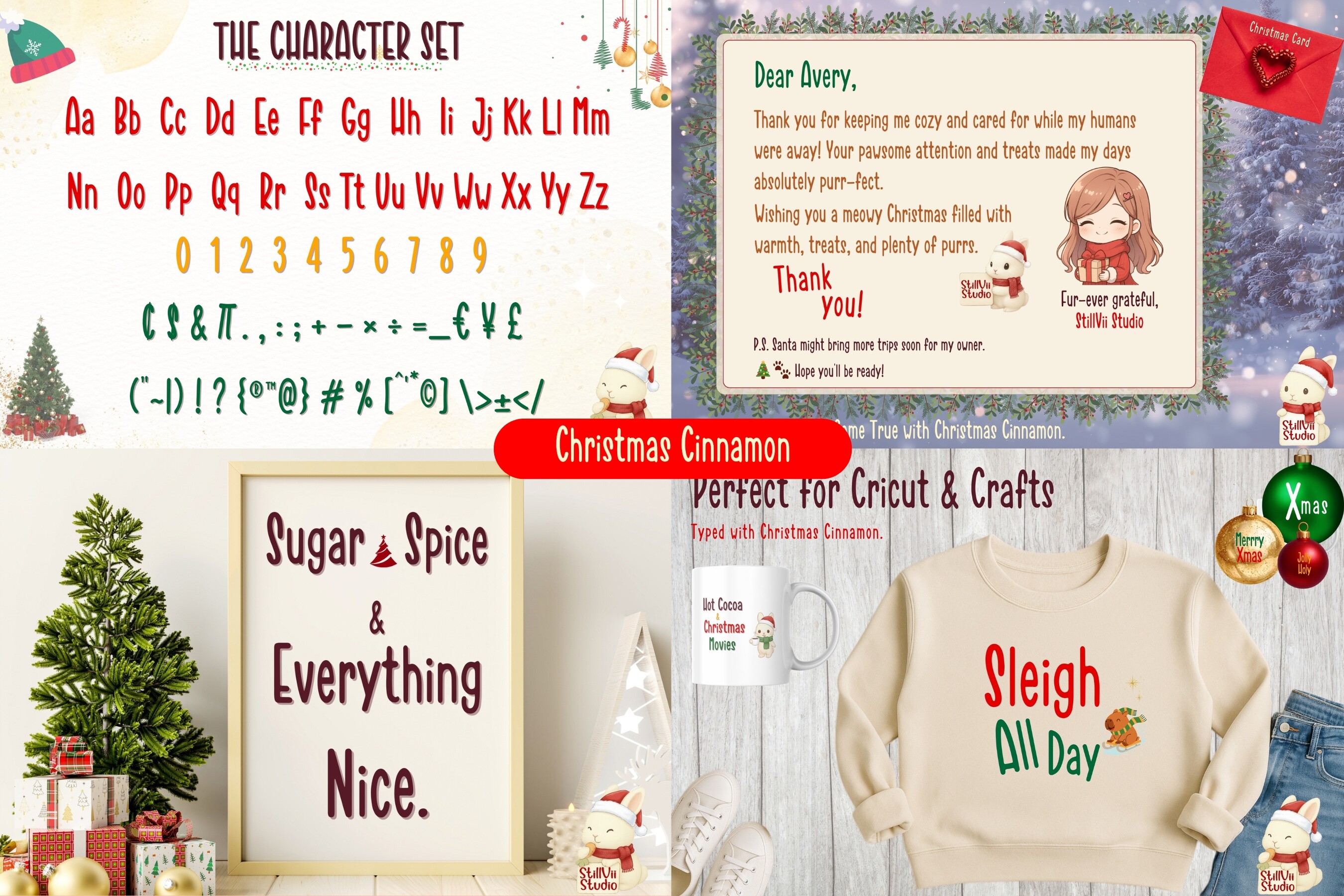 Christmas Font Bundle Font - photo 8