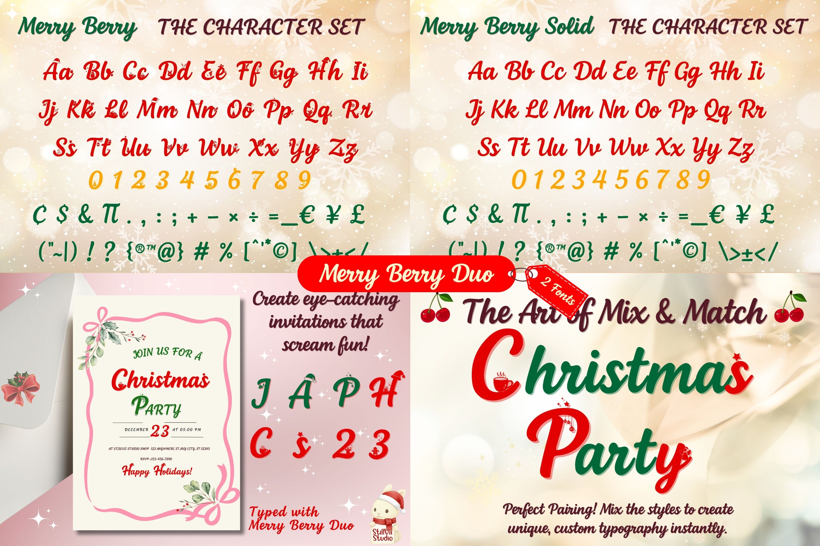 Christmas Font Bundle Font - photo 9