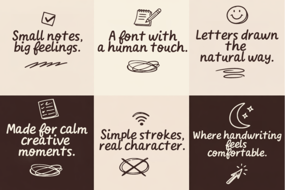 Everyday Hand Font - Preview 1