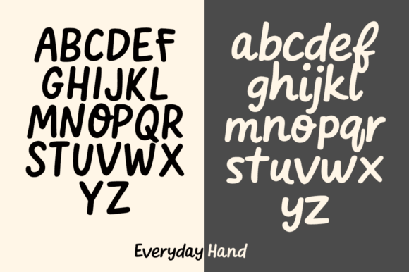 Everyday Hand Font - Preview 3