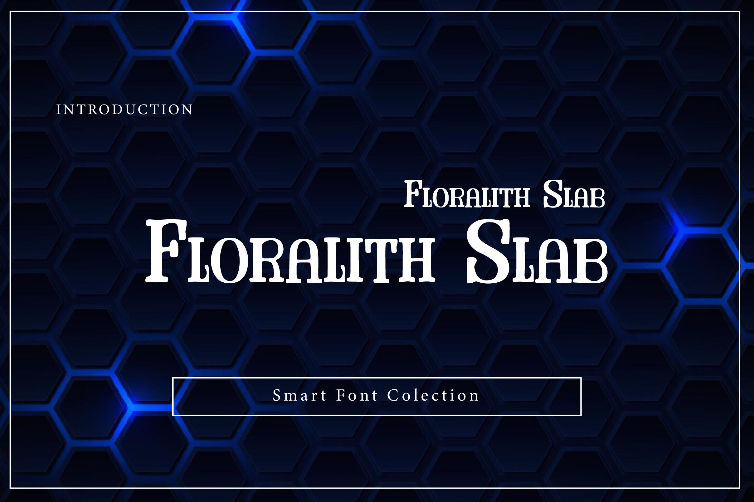 Floralith Slab — decorative elegant slab serif