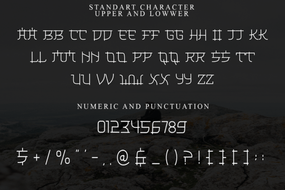 Japan Gate Font PNG with transparent background - Preview 4