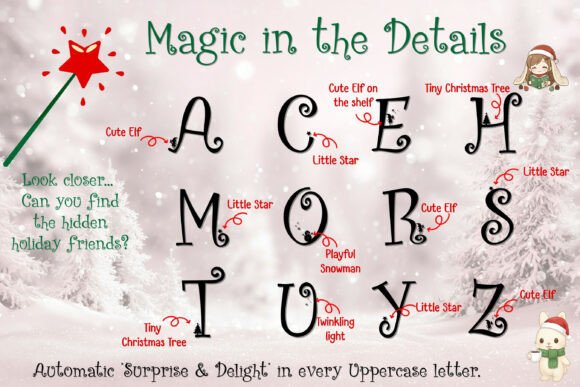 Merry Tales Font PNG with transparent background - Preview 5