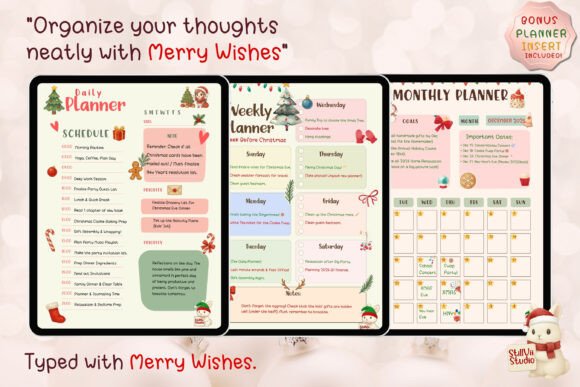 Merry Wishes Font PNG with transparent background - Preview 2