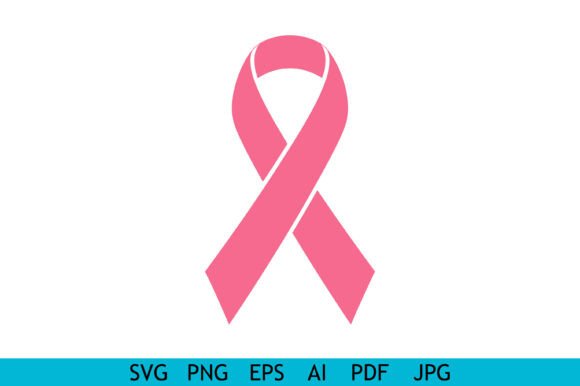Pink Breast Cancer Awareness Ribbon
